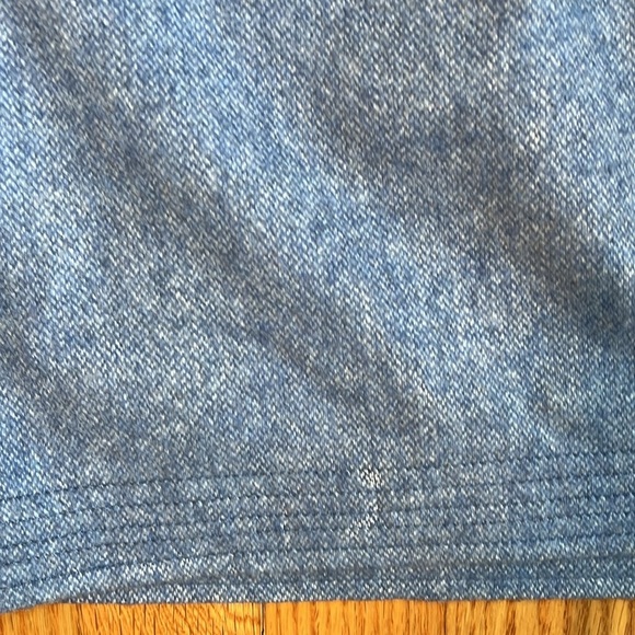 BANANA REPUBLIC Wool-Blend Flannel Sheath Dress in Light Blue 14 - Picture 9 of 10